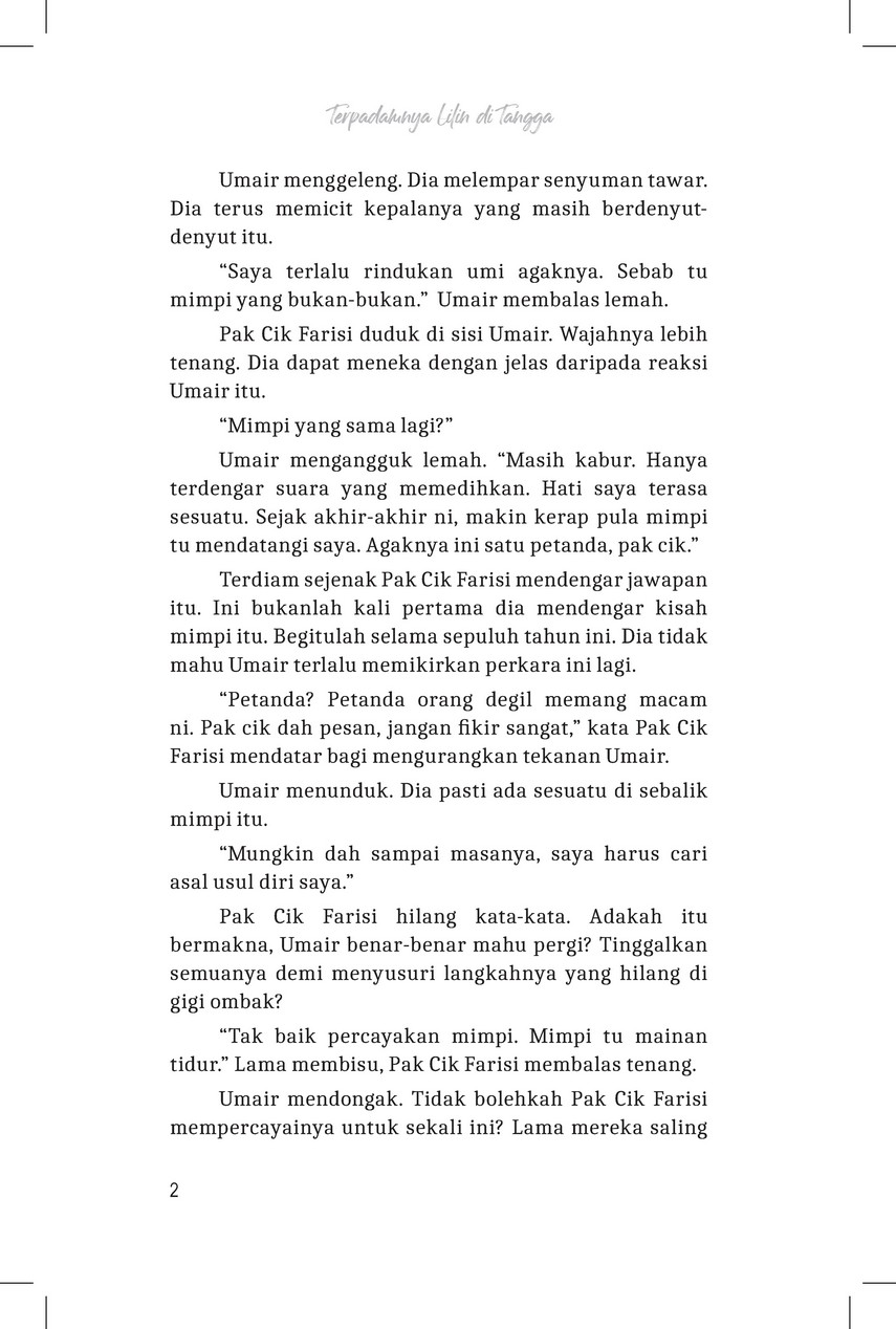 Terpadamnya Lilin Di Tangga